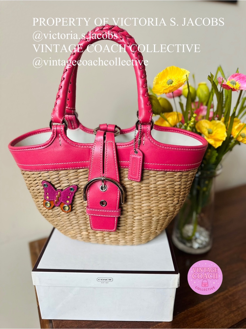 Coach floral basket (1/2)